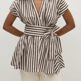 Faithfull - Lova Top Norway Stripe Espresso