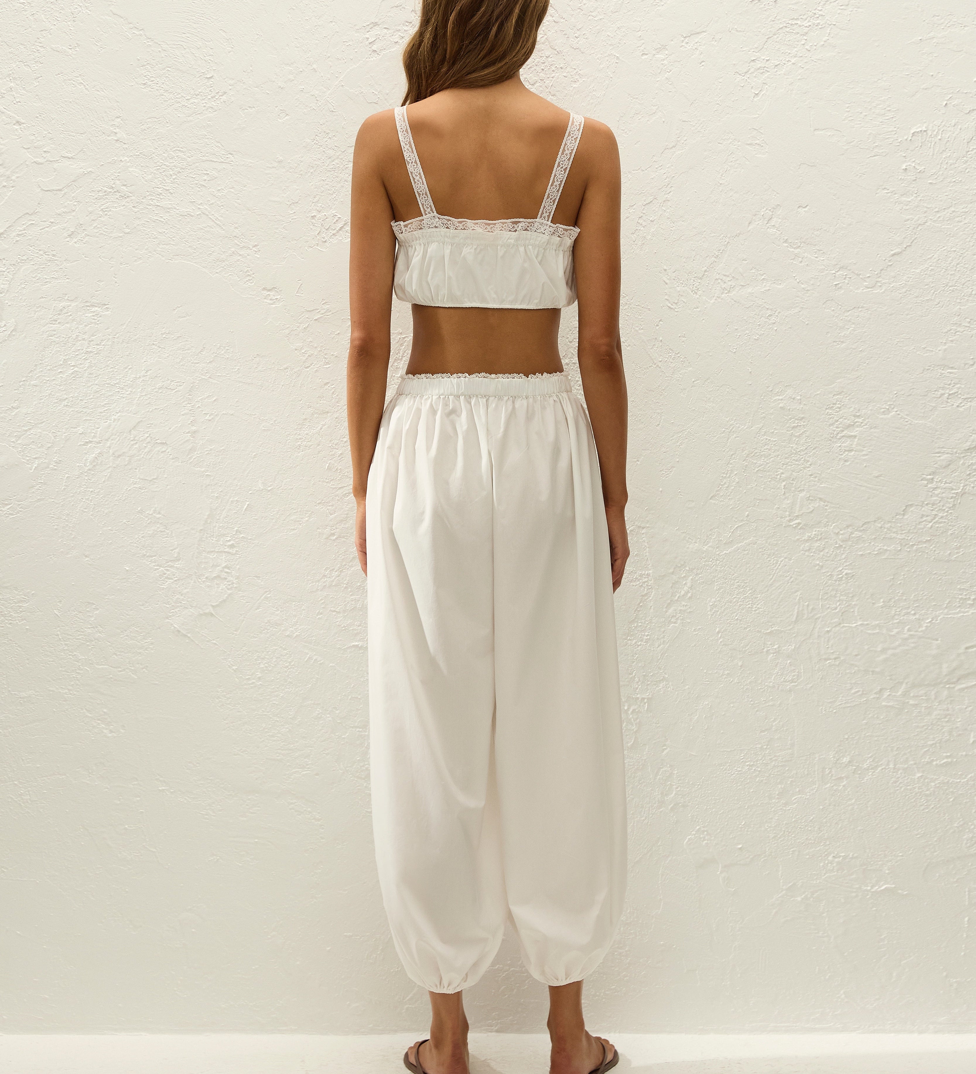 Faithfull - Maratea Pant Ixora Lace White