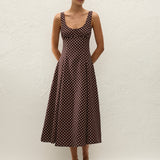 Faithfull - Esme Midi Dress Martinha Polka Dot