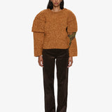 Christopher Esber - Deconstructed Brocade Knit Sweater