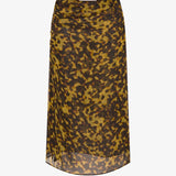 Christopher Esber - Cord Trimmed Silk Ruche Skirt