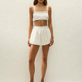 Faithfull - Arras Short Ixora Lace White