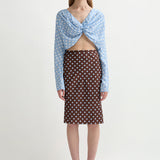 Posse - TILLIE TOP - BLUE POLKA DOT