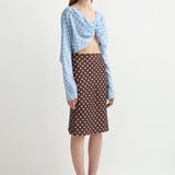 Posse - TILLIE TOP - BLUE POLKA DOT