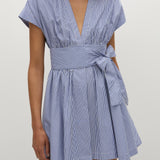 Faithfull - Lova Mini Dress Helle Stripe Vintage Navy