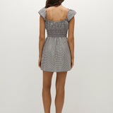 Faithfull - Janne Mini Dress Hanne Gingham Espresso