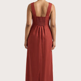 Faithfull - Lais Midi Dress Garnet - Final Sale