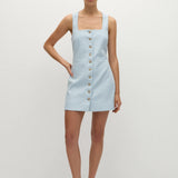 Faithfull - Jaques Mini Dress Sky Blue