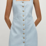 Faithfull - Jaques Mini Dress Sky Blue