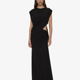 Christopher Esber - Twisted Lever Rolled Up Tee Dress