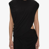 Christopher Esber - Twisted Lever Rolled Up Tee Dress