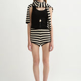 Posse - MILES SHORT - CREAM & BLACK