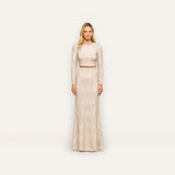 L'AGENCE - Zeta Sequin Maxi Skirt
