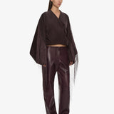 Christopher Esber - Corduroy Cocoon Fringed Jacket