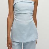 Faithfull - Boe Tunic Top Sky Blue