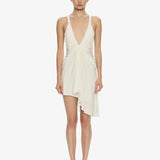 Christopher Esber - Suspended Jersey Fluted Mini Dress
