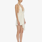 Christopher Esber - Suspended Jersey Fluted Mini Dress