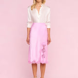 L'AGENCE - Tico Silk Lace Skirt