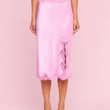 L'AGENCE - Tico Silk Lace Skirt