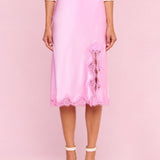 L'AGENCE - Tico Silk Lace Skirt