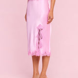 L'AGENCE - Tico Silk Lace Skirt