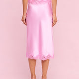 L'AGENCE - Tico Silk Lace Skirt