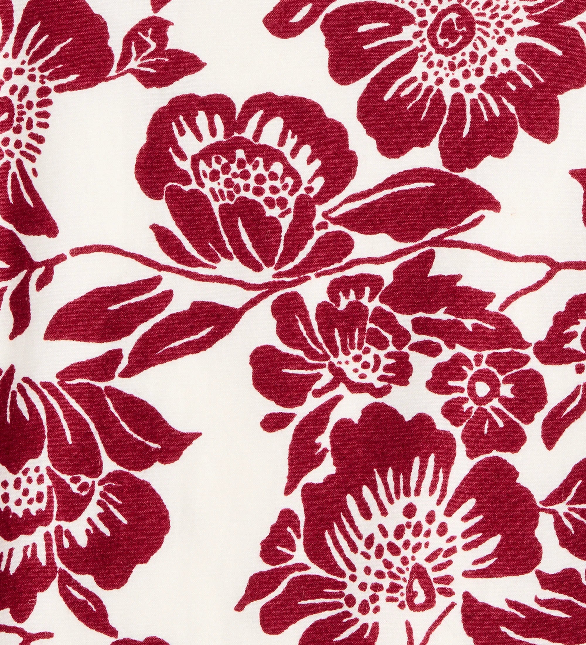 Faithfull - Estelle Fitted Shirt Striped Floral Wine - Final Sale