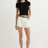 Posse - DREW HOTPANT - VINTAGE WHITE