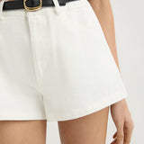 Posse - DREW HOTPANT - VINTAGE WHITE