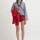 Posse - HAISLEY POLO - NAVY STRIPE