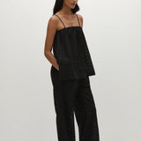 Faithfull - Navia Top Agnes Broderie Anglaise Black