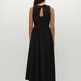 Faithfull - Tuva Midi Dress Agnes Broderie Anglaise Black