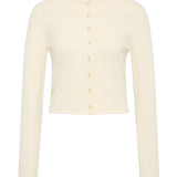 Faithfull - Selly Cardigan Maja Pointelle Vintage White
