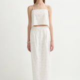 Posse - SALMA SKIRT - VINTAGE WHITE