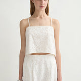 Posse - SALMA TOP - VINTAGE WHITE