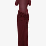 Christopher Esber - Fusion Ruched Tee Gown