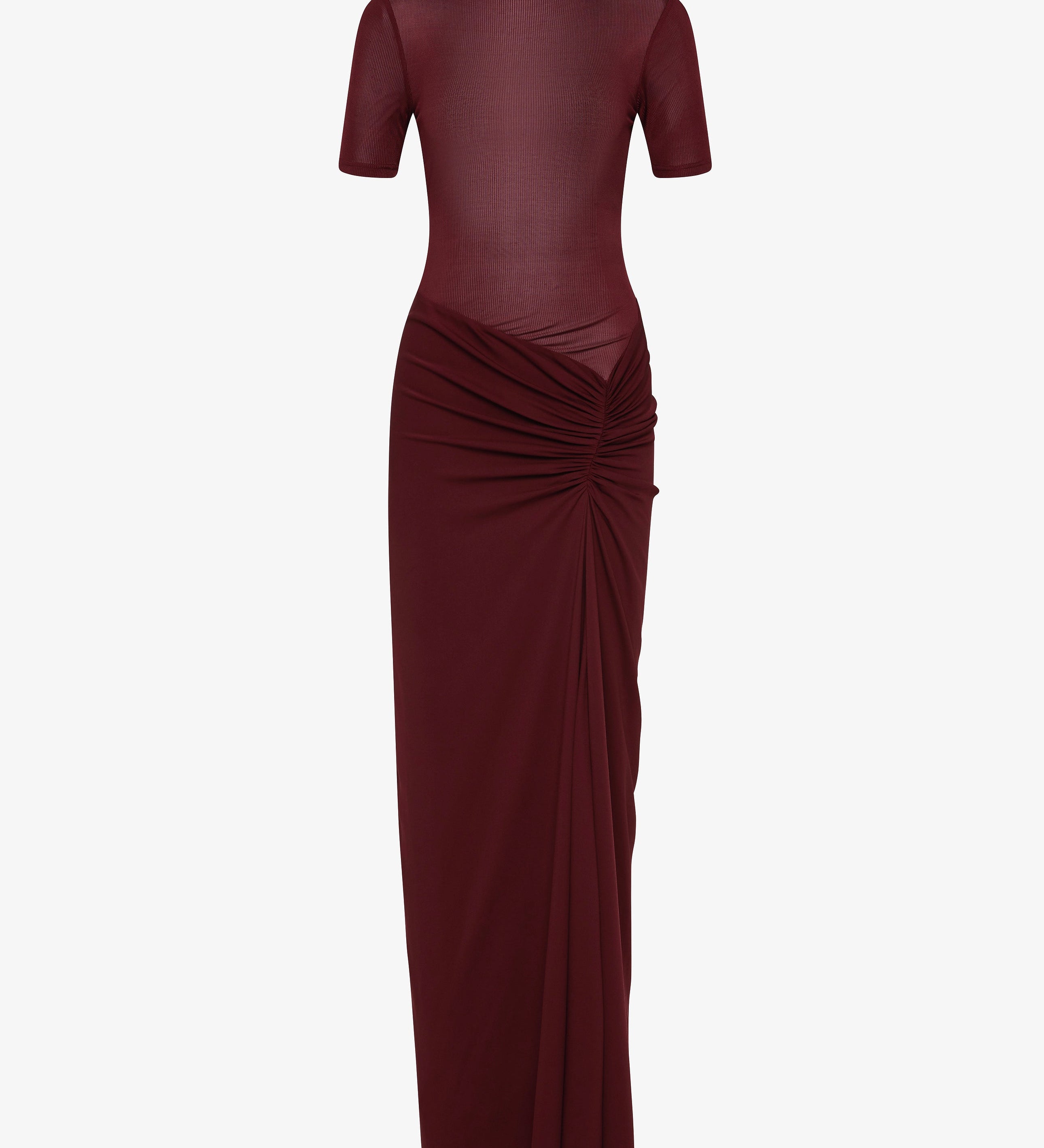 Christopher Esber - Fusion Ruched Tee Gown
