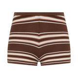 Faithfull - Playa Mini Short Ombre Stripe Macro Carob