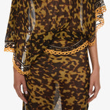Christopher Esber - Roule Trimmed Backless Drape Dress