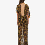 Christopher Esber - Roule Trimmed Backless Drape Dress