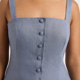 Faithfull - Corbiere Vest Cornflower Blue
