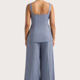 Faithfull - Corbiere Vest Cornflower Blue