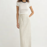 Posse - EMMA PENCIL SKIRT - NATURAL