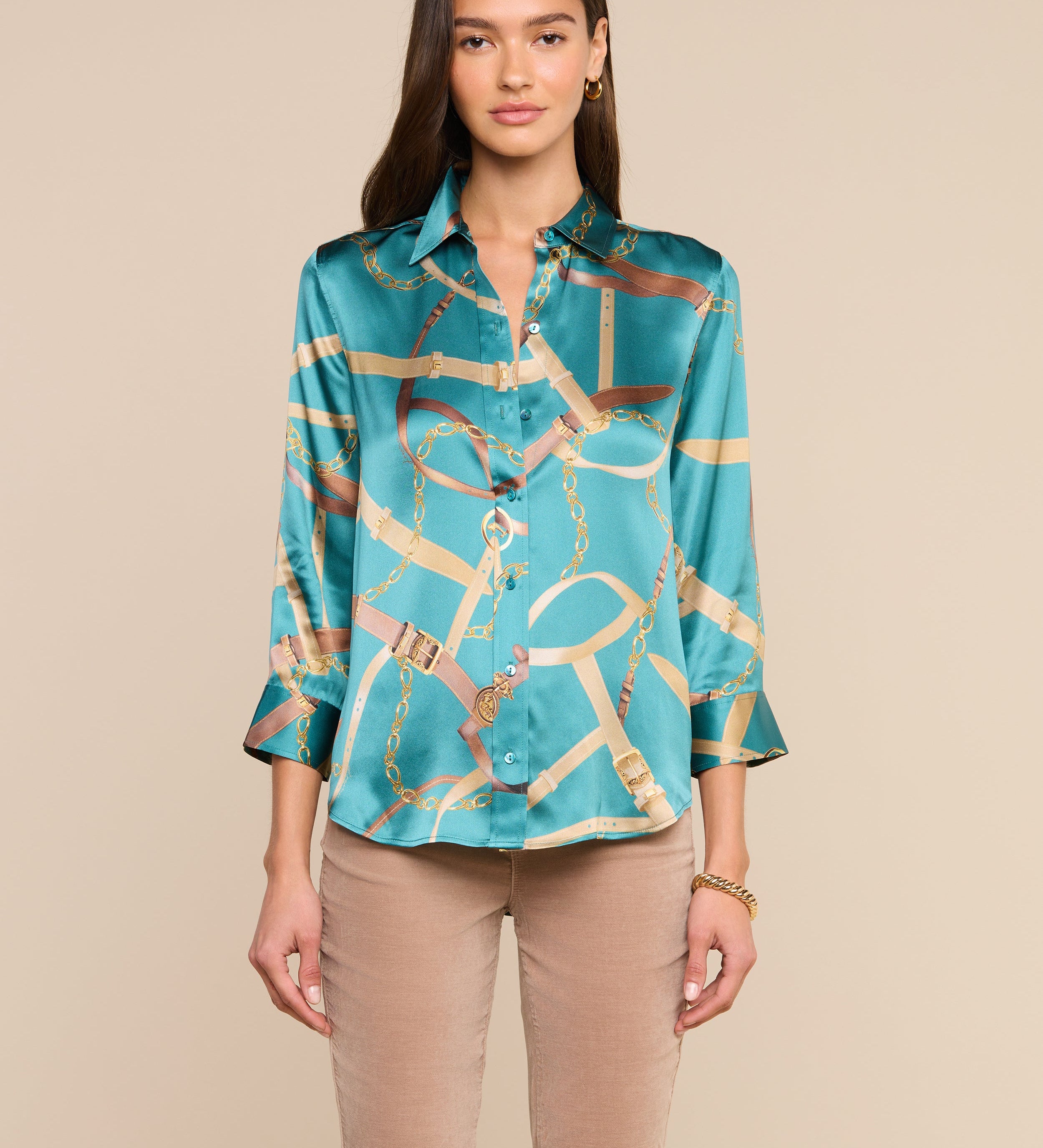 L'AGENCE - Dani Silk Blouse
