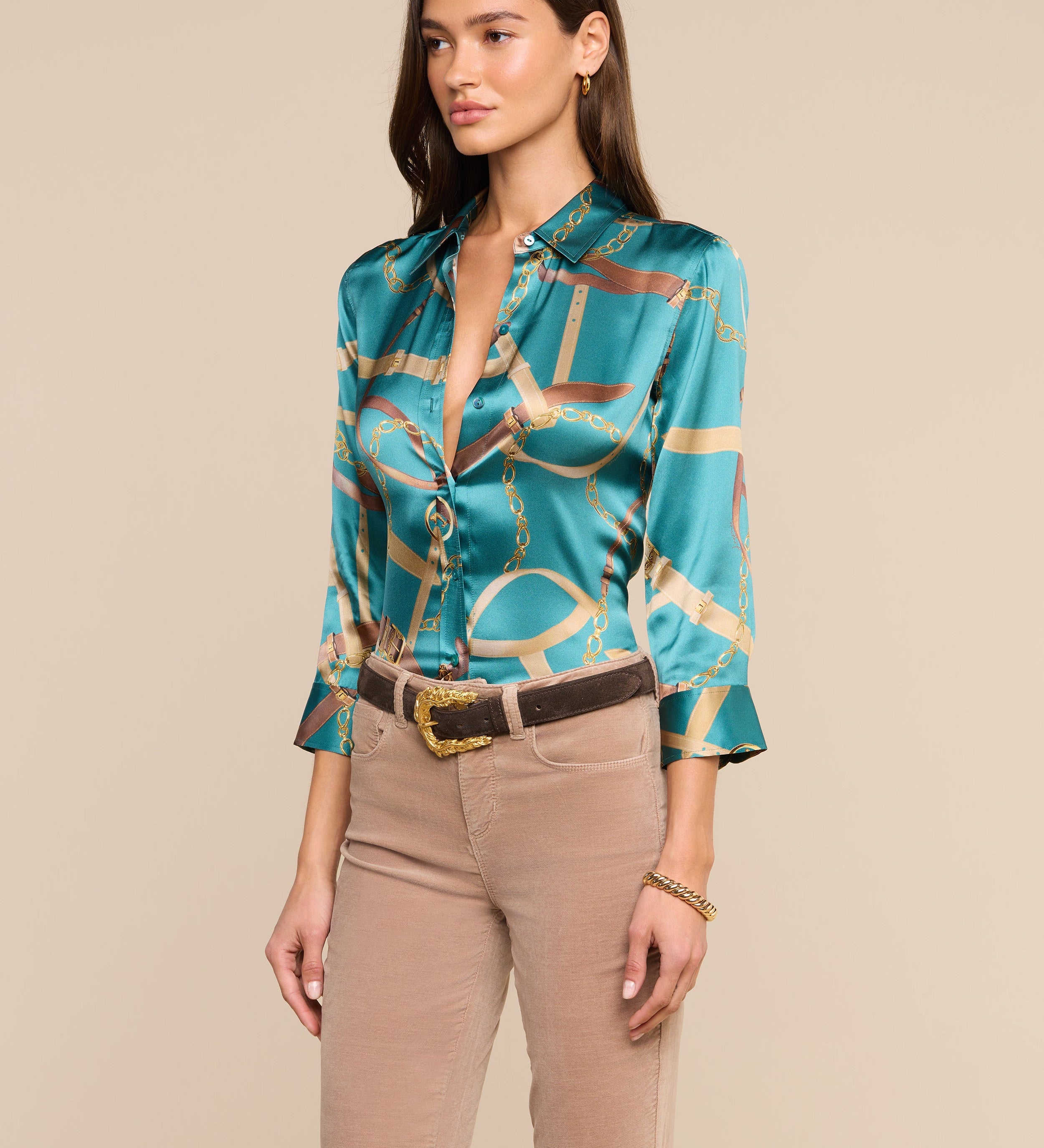 L'AGENCE - Dani Silk Blouse