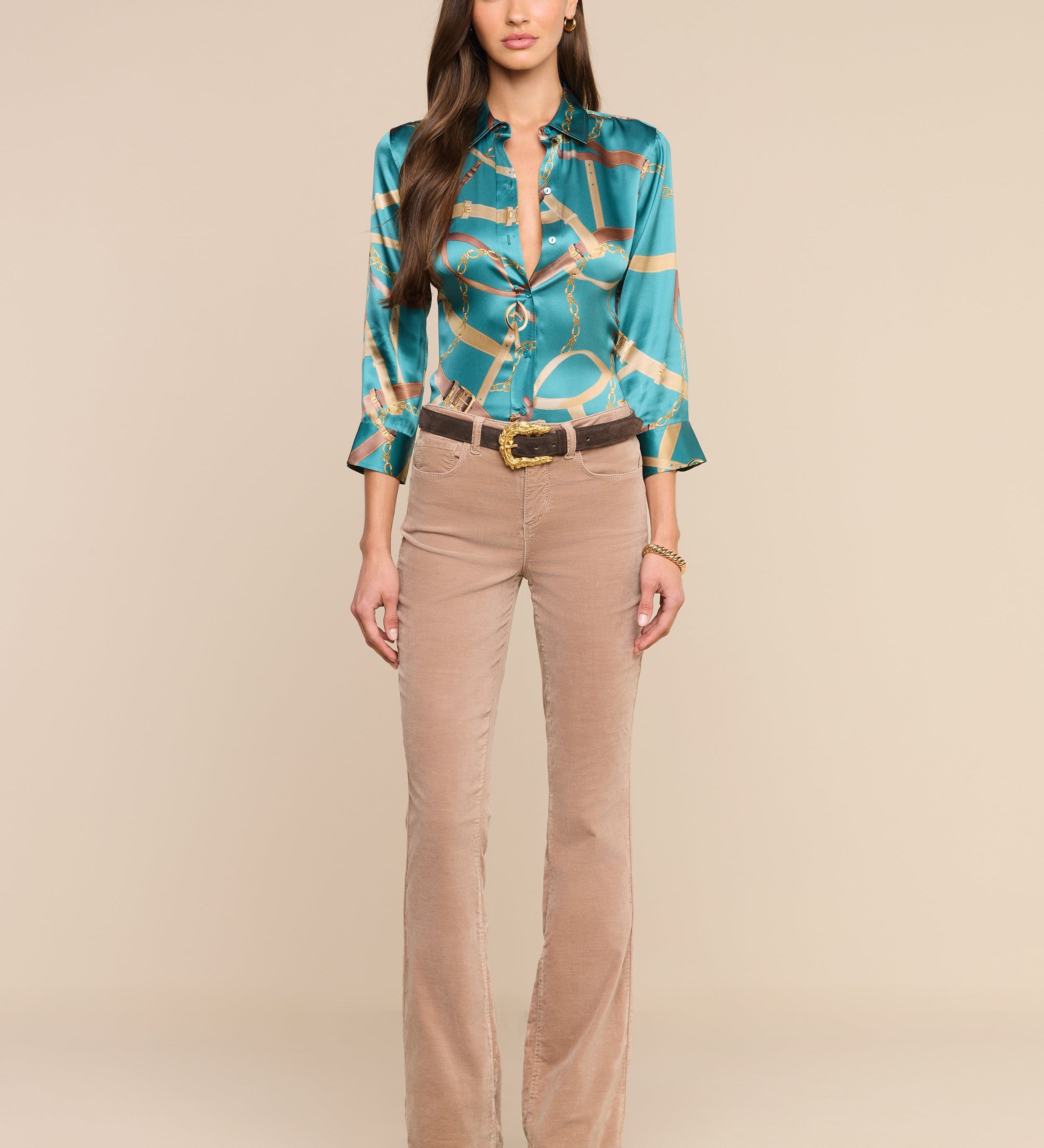 L'AGENCE - Dani Silk Blouse
