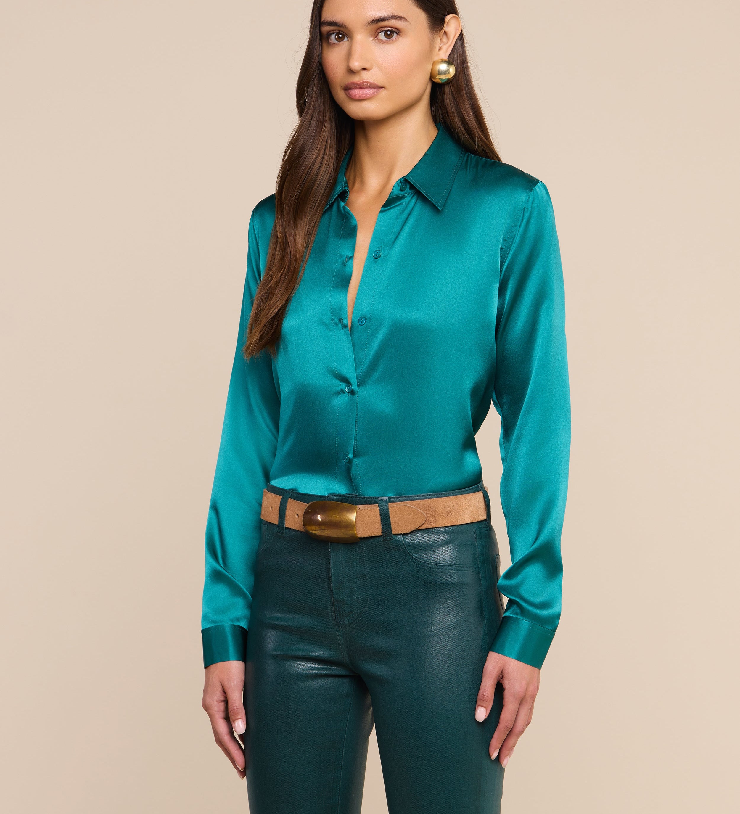 L'AGENCE - Tyler Silk Blouse