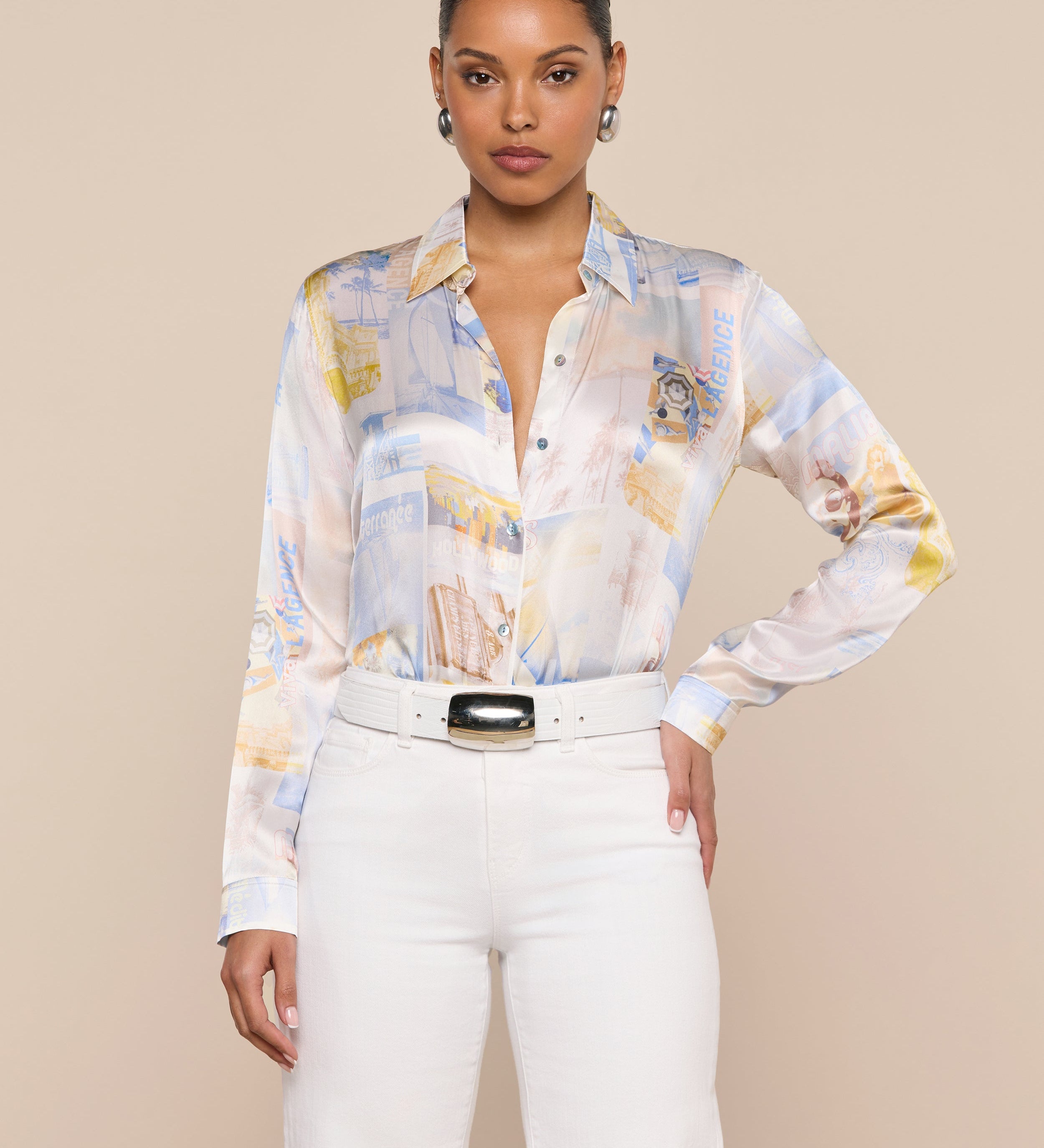 L'AGENCE - Tyler Silk Blouse