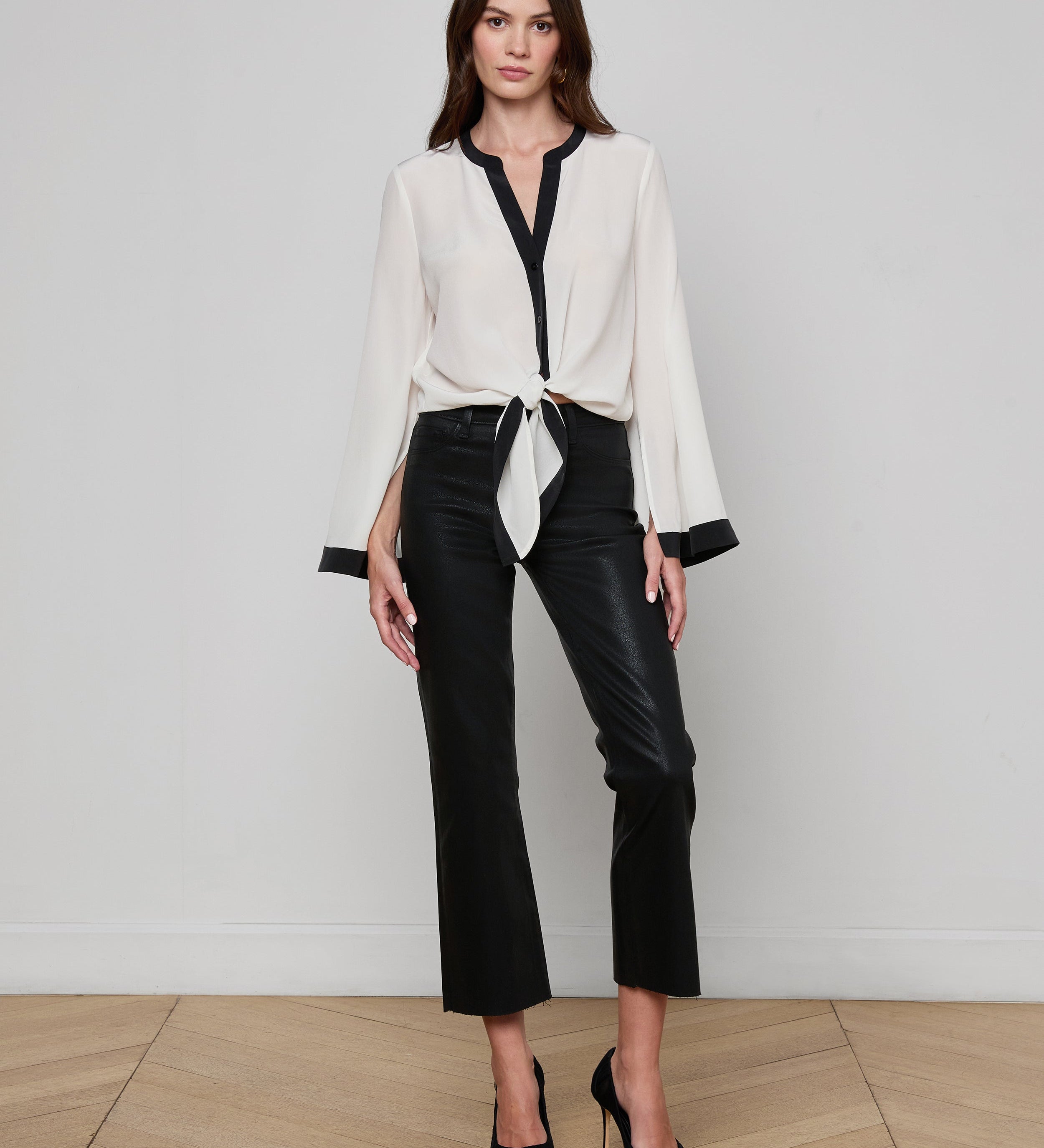 L'AGENCE - Charlize Silk Blouse