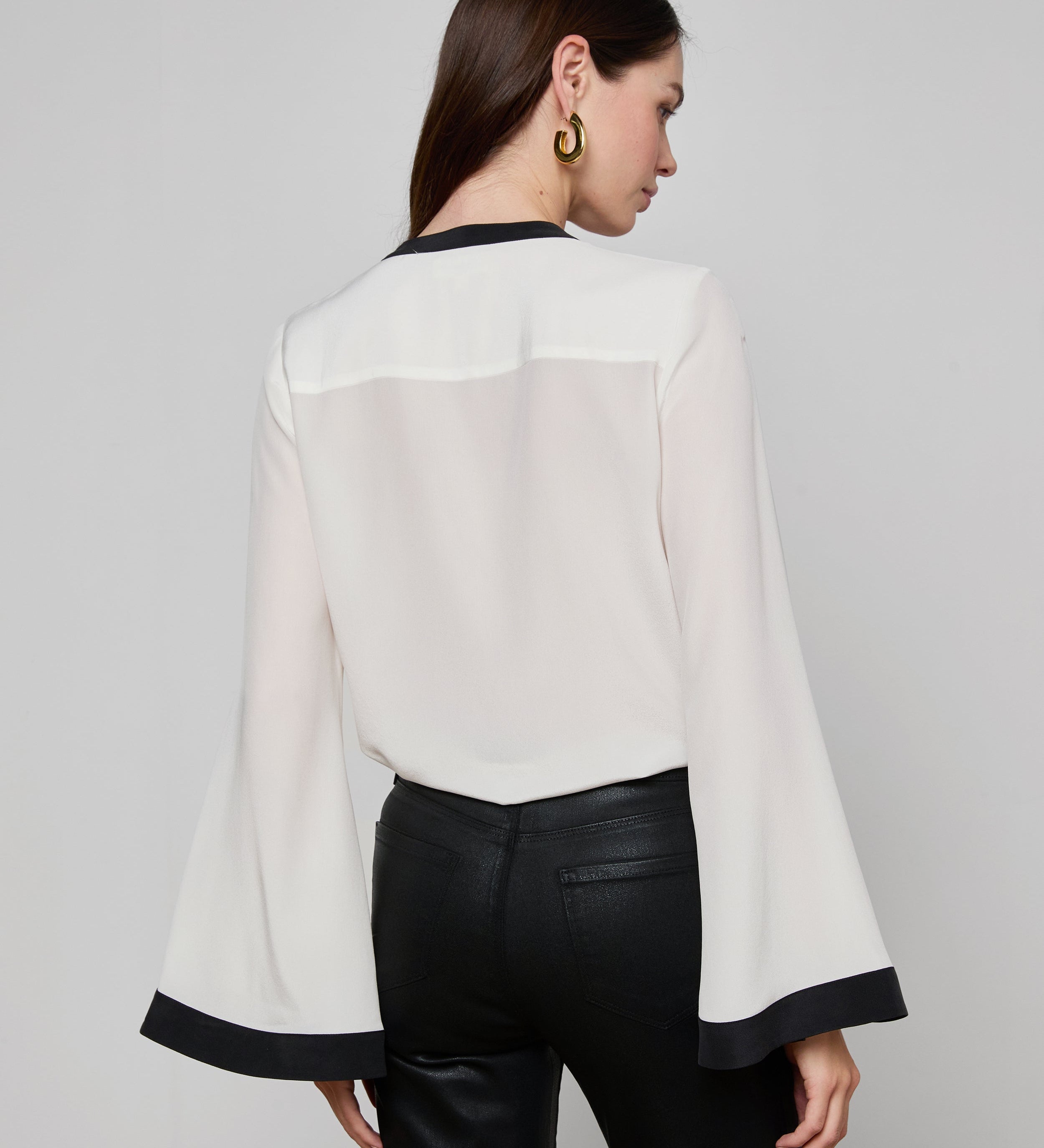L'AGENCE - Charlize Silk Blouse